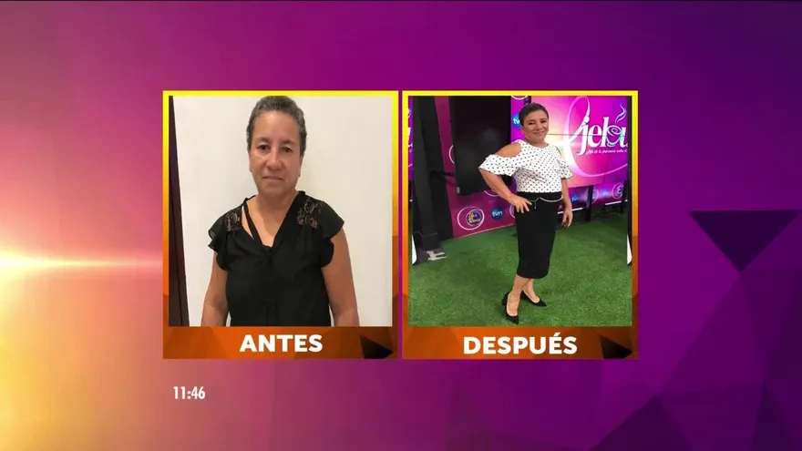 Andrea Aguilar ganadora del cambio de look desde Salamanca Colón