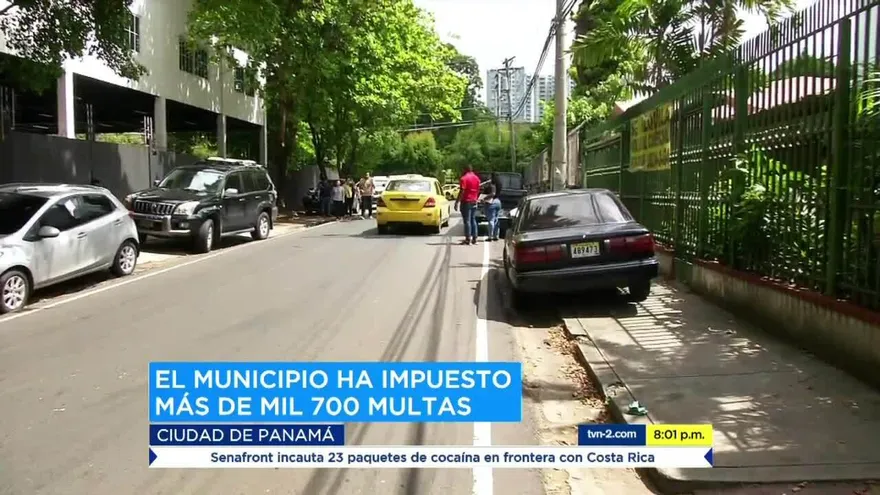 Multas por estacionarse mal son las más impuestas por el Municipio de Panamá