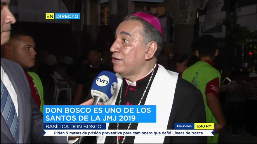 Monseñor Ulloa se refiere a la devoción por Don Bosco
