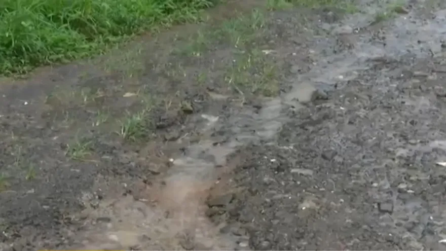 Denuncian mal estado de calle en La Revolución, La Chorrera