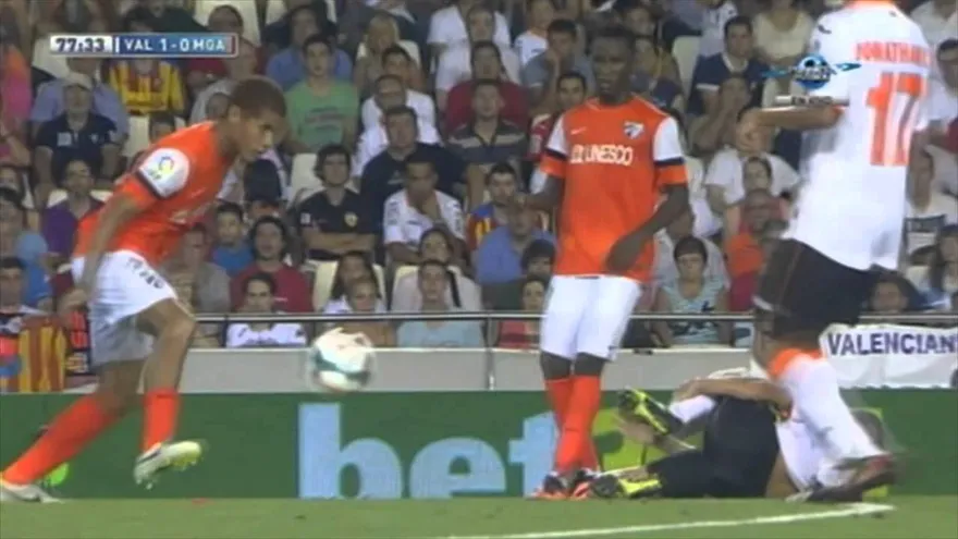 Aquí, Roberto Chen en imágenes Valencia CF 1 Málaga CF 0