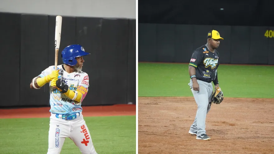 Joshwan Wright (d) y Edgard Muñoz (i)