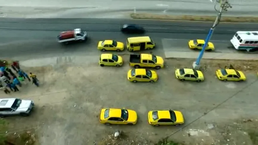 Protestan contra los buses piratas en Panamá Este