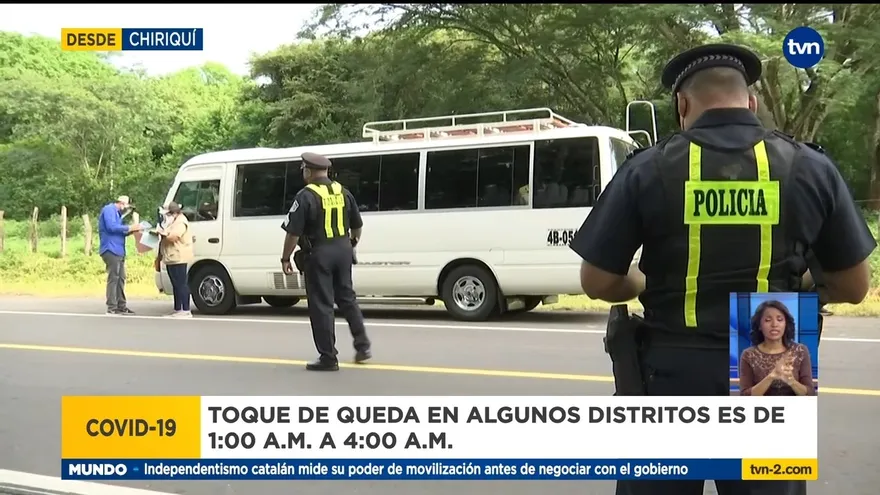 En Chiriquí esperan que ciudadanos cumplan con medidas tras flexibilización de toque de queda