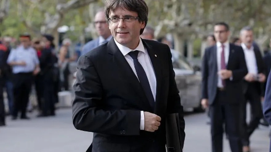 Carles Puigdemont, presidente de la Generalitat de Cataluña