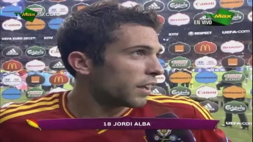 Jordi Alba habla de la victoria