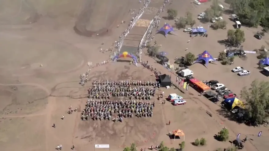 La competencia de enduro extremo en Los Andes, Chile