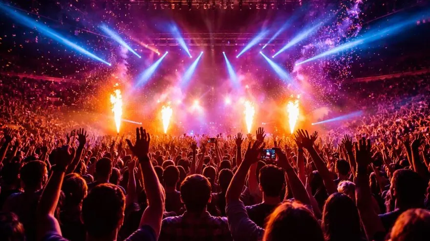 Foto ilustrativa de un concierto