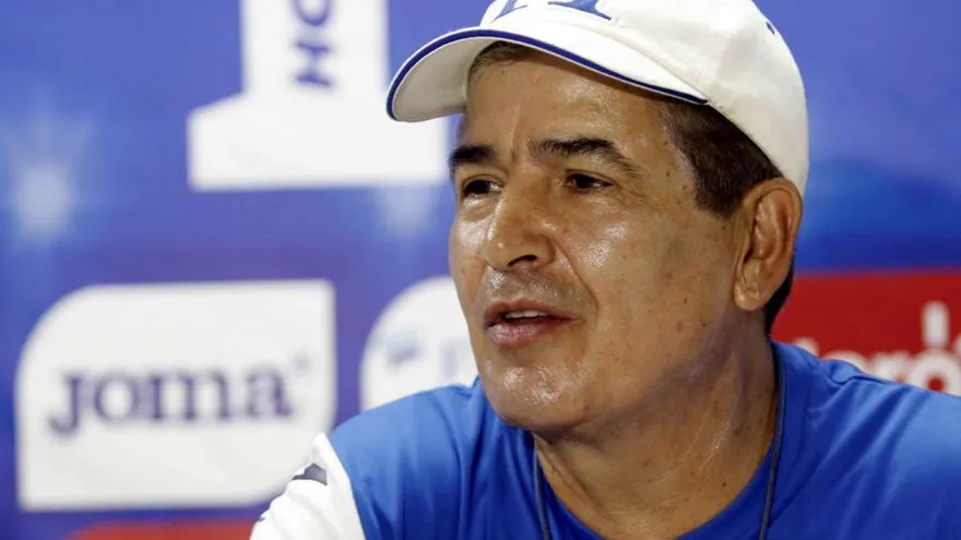 Jorge Luis Pinto, seleccionador de Honduras.