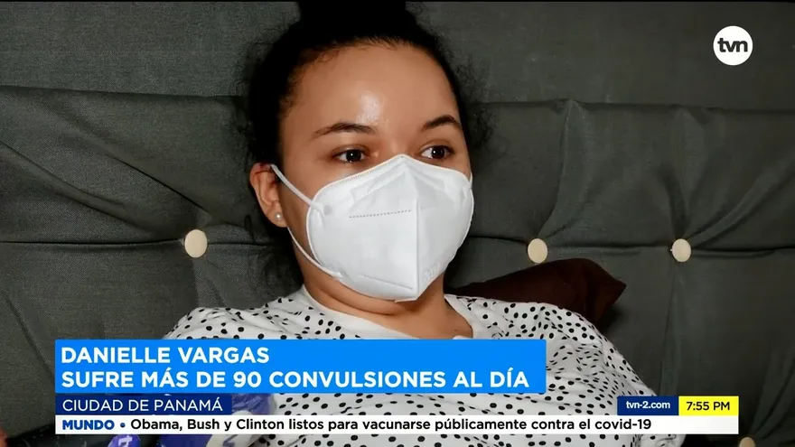 Danielle tiene más de 20 desmayos al día y más de 90 convulsiones