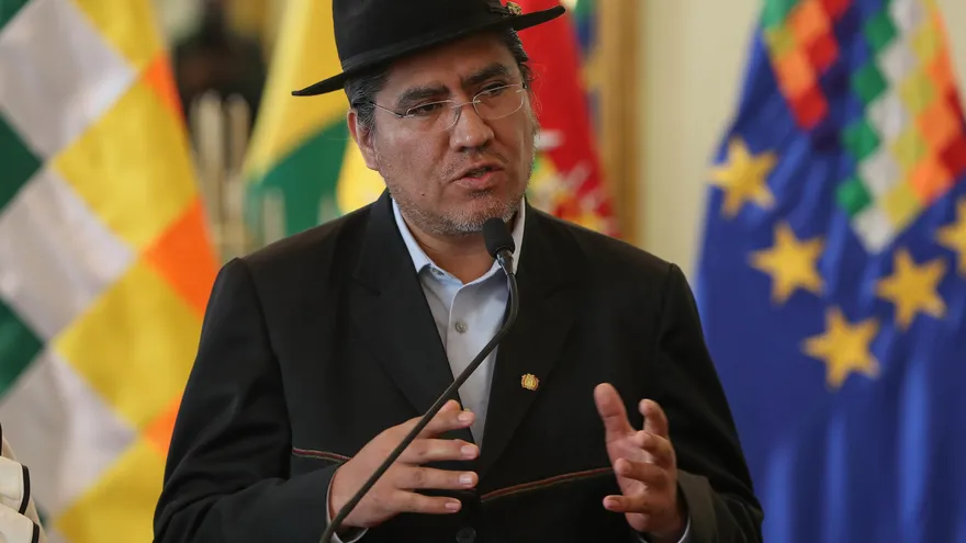 En la imagen, el canciller de Bolivia, Diego Pary