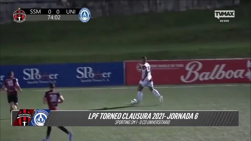 Resumen Sporting SM 1-0 Universitario Jornada 6 Torneo Clausura 2021 LPF