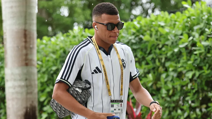 Kylian Mbappé en el Mundial de Clubes con el Real Madrid