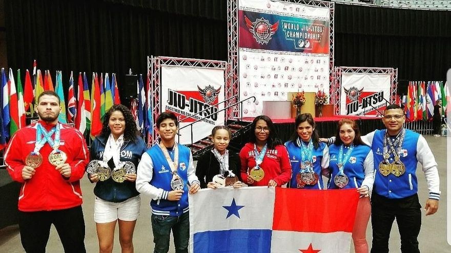 Jiu Jitsu logra 18 medallas para Panamá en la Copa Mundial