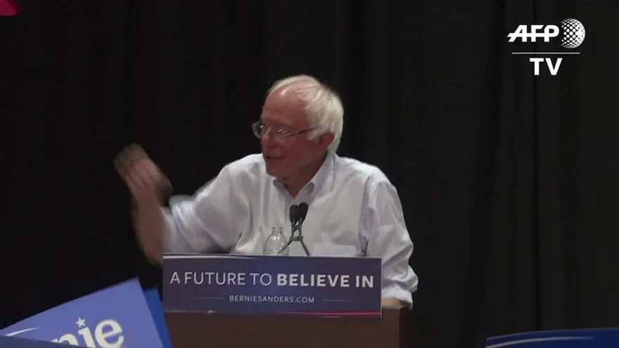 Bernie Sanders promete combatir a Donald Trump