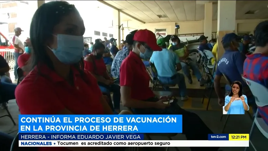 En Herrera continúa proceso de vacunación