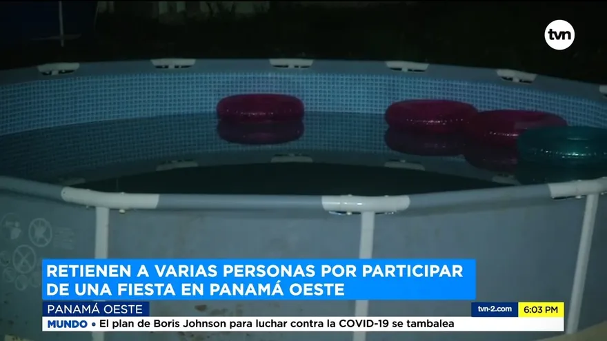 Varias personas sancionadas por fiesta en Panamá Oeste