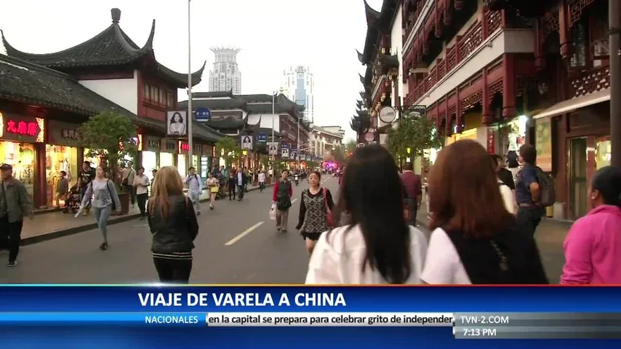 La agenda de Varela en su primera visita a China