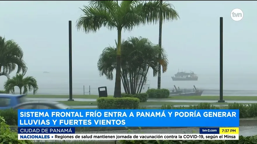 Sistema atmosférico sobre Panamá amenaza con lluvias