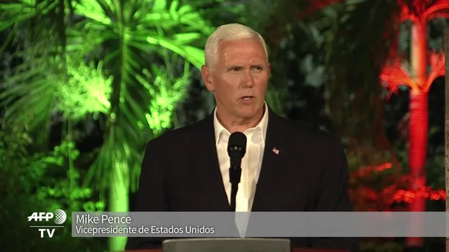 Pence desalienta opción militar de EEUU en Venezuela