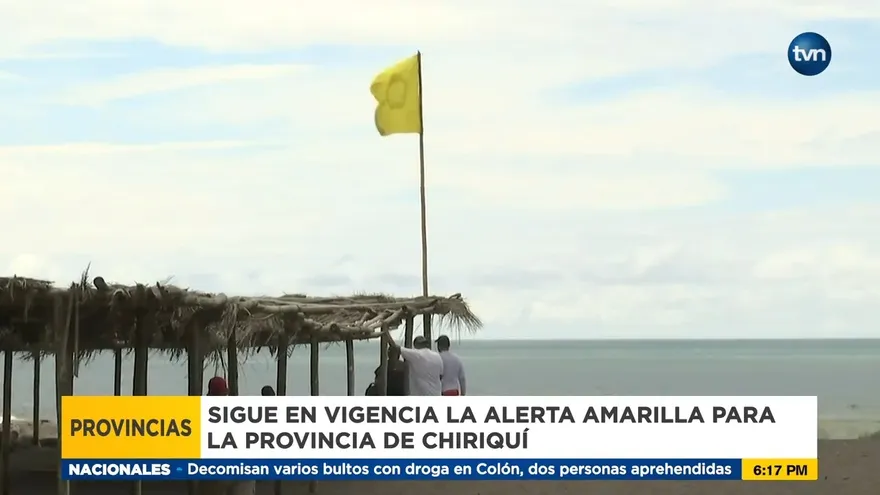 Sigue la alerta amarilla en Chiriquí