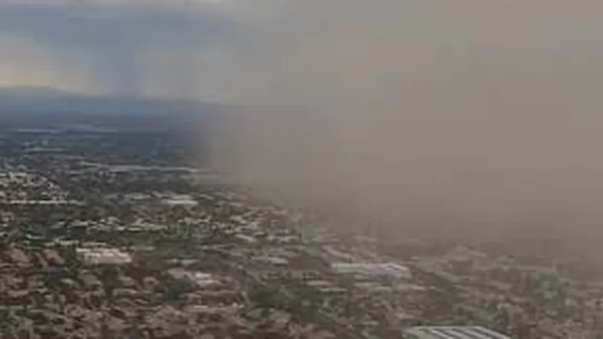 Nube de polvo por vientos en la Patagonia afecta a Uruguay