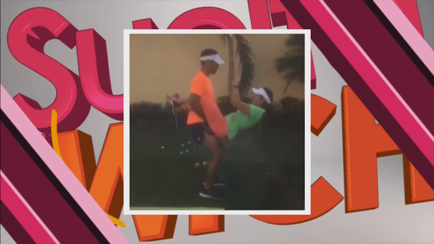 Vanessa Calviño se le trepó a su hombre