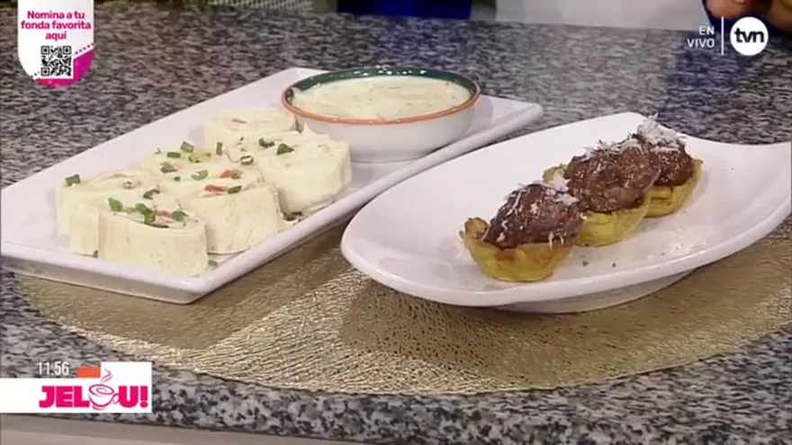 Receta: Bolitas de carne y enrollados (final)