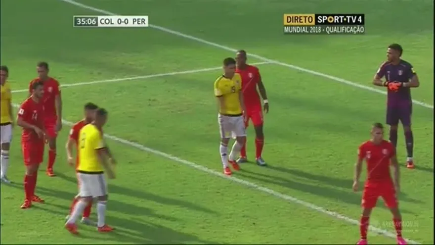 Colombia con dos goles derrotó a Perú