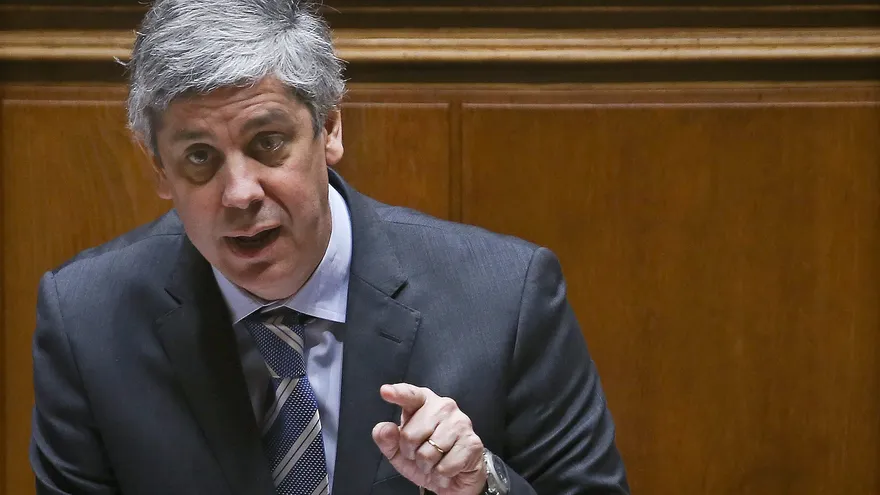 El ministro de Finanzas portugués, Mario Centeno.