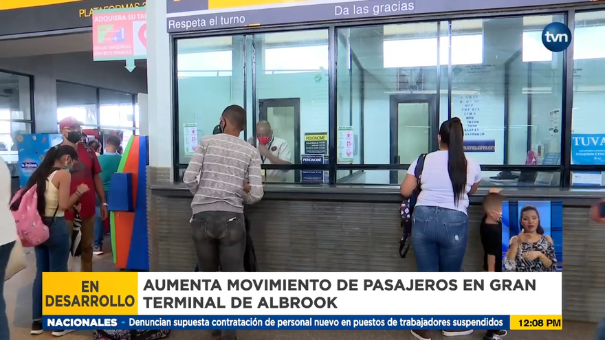 Incrementan pasajeros en termina del Albrook que viajan hacia el interior del país