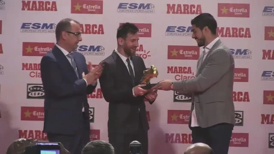 Lionel Messi recibe cuarta bota de Oro