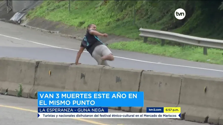 Moradores de Guna Nega exigen puente peatonal sobre autopista