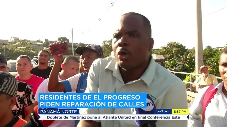 Protestan en El Progreso de Panamá Norte