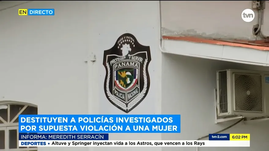 Junta disciplinaria recomienda la destitución de dos policías vinculados a un caso de abuso sexual