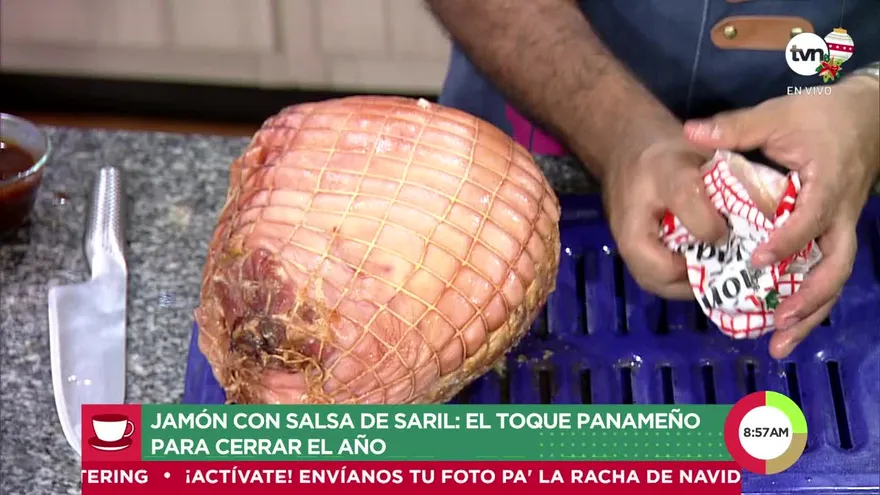 Jamón con salsa de Saril: El toque panameño para cerrar el año