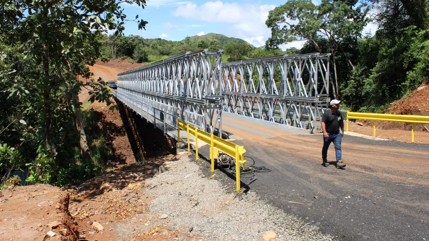 Nuevo puente sobre el río Piedra conecta a varias comunidades en Cañazas de Veraguas