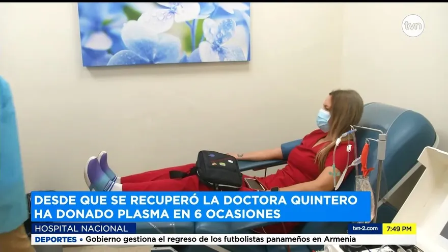 Doctora ha donado plasma convaleciente en seis ocasiones