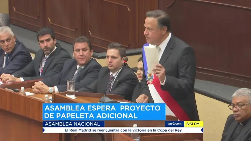 Asamblea no discute proyecto de ley sobre papeleta adicional en las elecciones