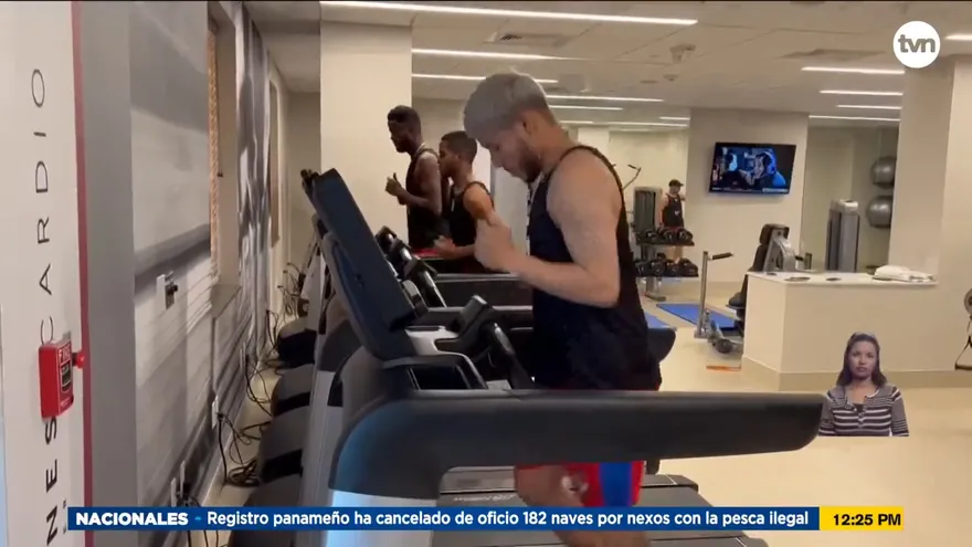 Copa Oro 2023: Selección de Panamá entrenó en gimnasio