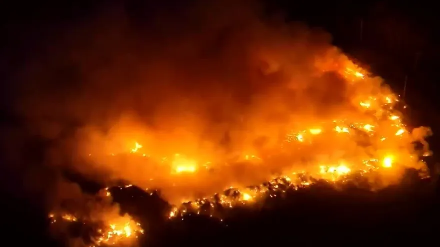 Nuevo incendio en cerro Patacón