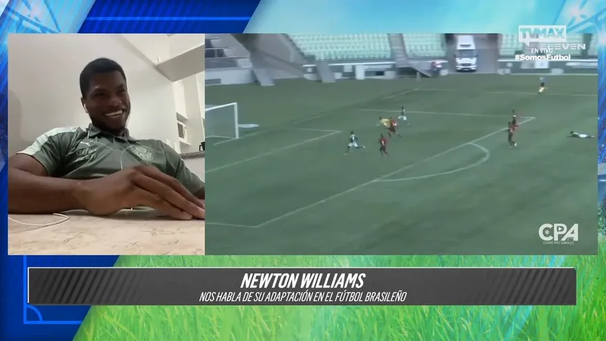 Newton Williams quiero seguir 'marcando metas y rompiéndola'