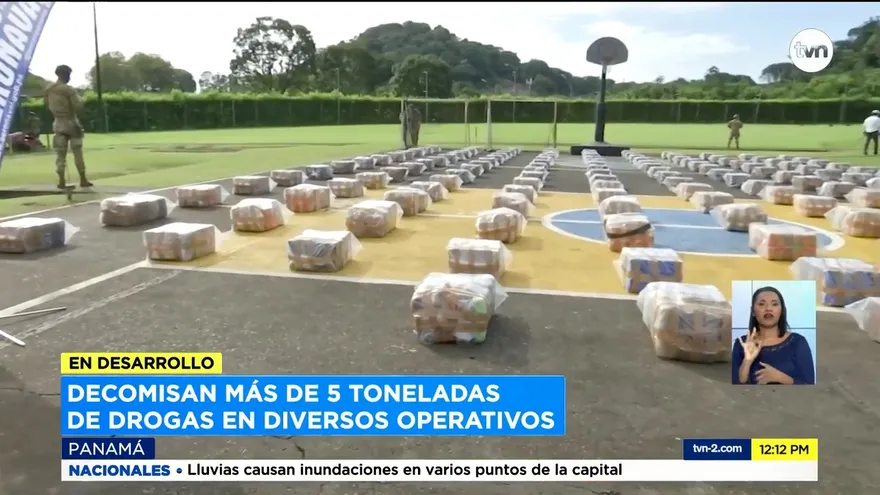 Autoridades rinden informe de decomisos en el país