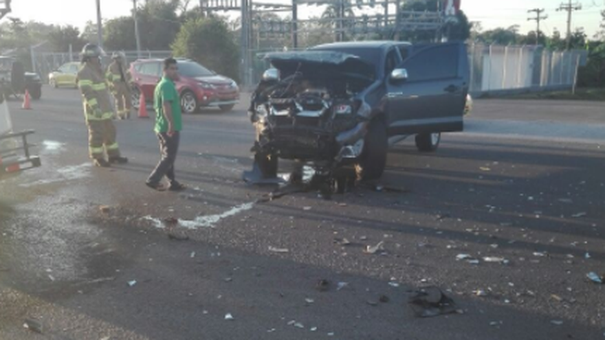 Uno de los accidentes de tránsito en Chiriquí