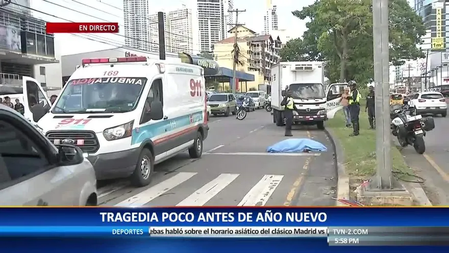 Muere hombre atropellado en la vía Ricardo J. Alfaro