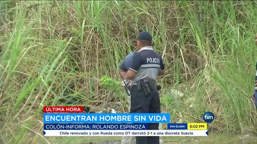 Encuentran a un hombre muerto en Colón