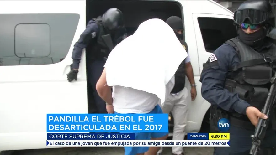 Miembros de pandilla “El Trebol” enfrentan la justicia