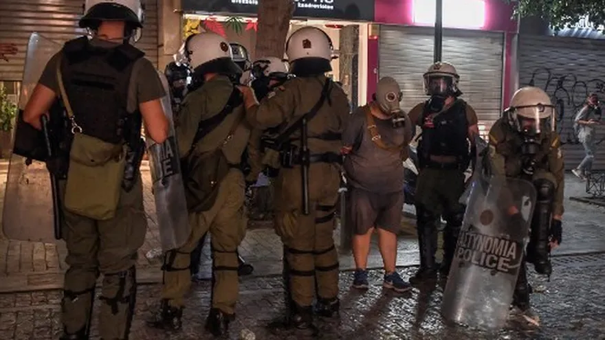 Foto ilustrativa: Policías en Grecia