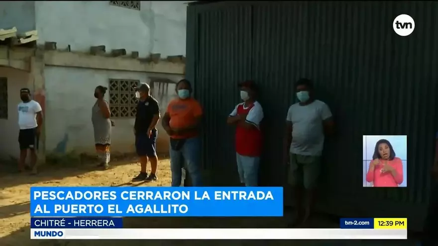 Pescadores en Chitré protestan