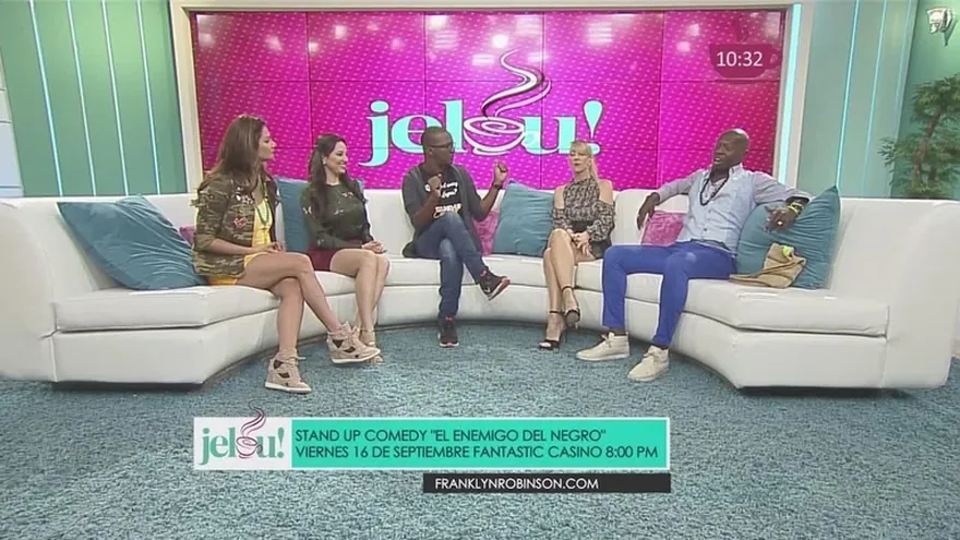 "Quién es el enemigo del negro" Comedia con dos personajes famosos de la TV